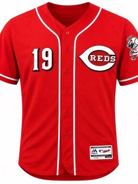 Authentic JOEY VOTTO #19 CINCINNATI REDS Pro Cut On-Field Majestic Jersey 48